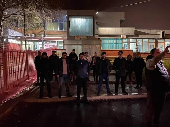 Paučinac: Zima nas neće oterati sa protesta