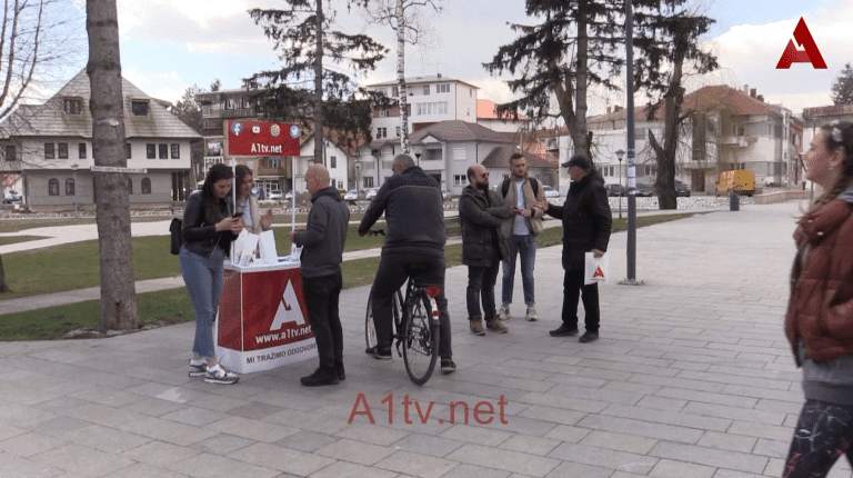 Upoznavanje građana Sjenice sa radom portala A1