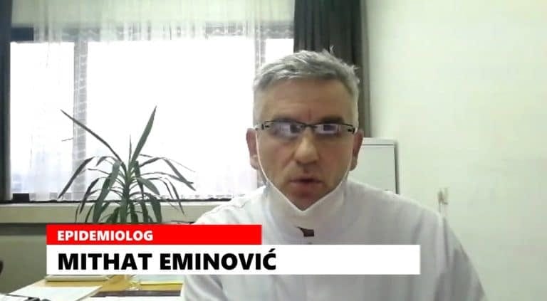 Eminović: Povećanje zaraženih se očekuju za nedelju dana