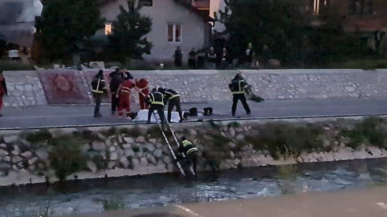 Beživotno telo ponađeno u reci Raška u Novom Pazaru (video)
