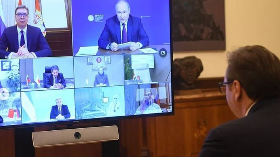 Vučić, Putin