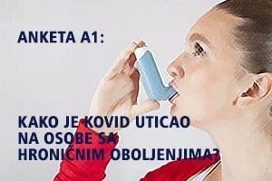 ANKETA ( Kako je pandemija uticala na hronične bolesnike?)