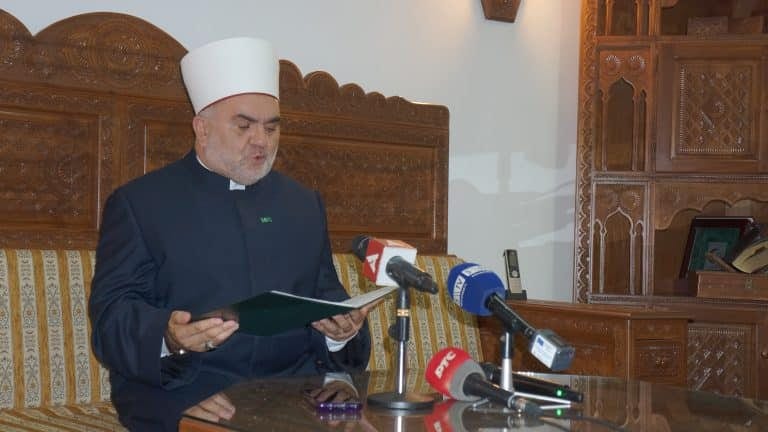 Predsednik Mešihata IZ-e u Srbiji Mevlud ef.Dudić uputio bajramsku čestitku (video)