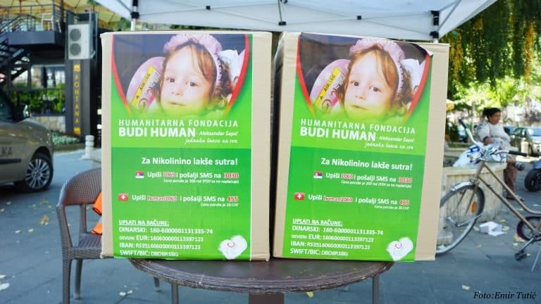 Sevap i Otvorena ruka prikupljaju pomoć za malu Nikolinu (video)