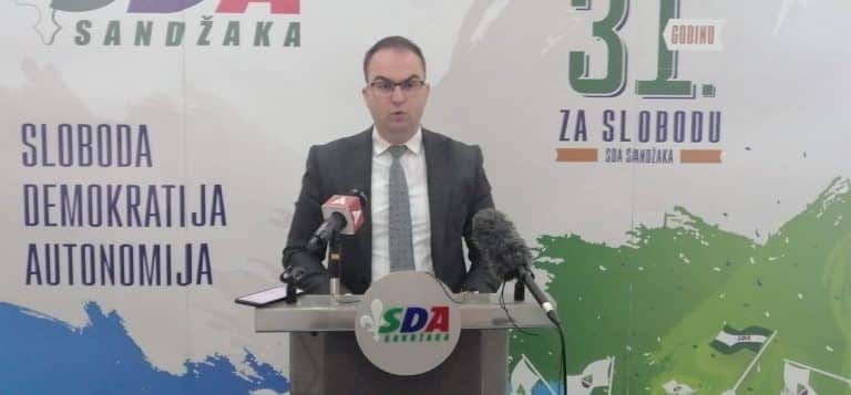 SDA: Tražimo smenu Višeg javnog tužioca i načelnika policije (video)