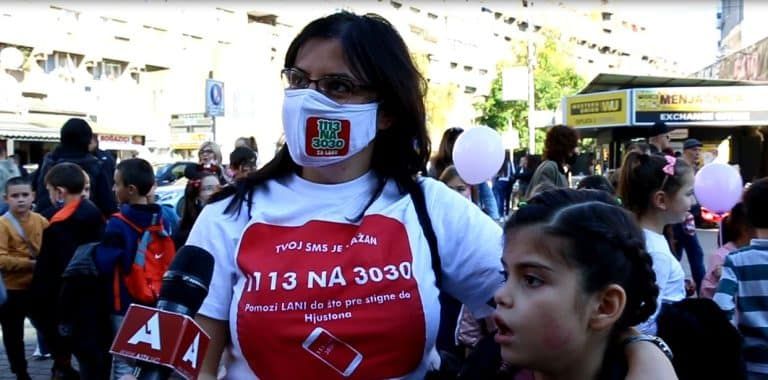 Humanitarni bazar za Lanu Stefanović (video)