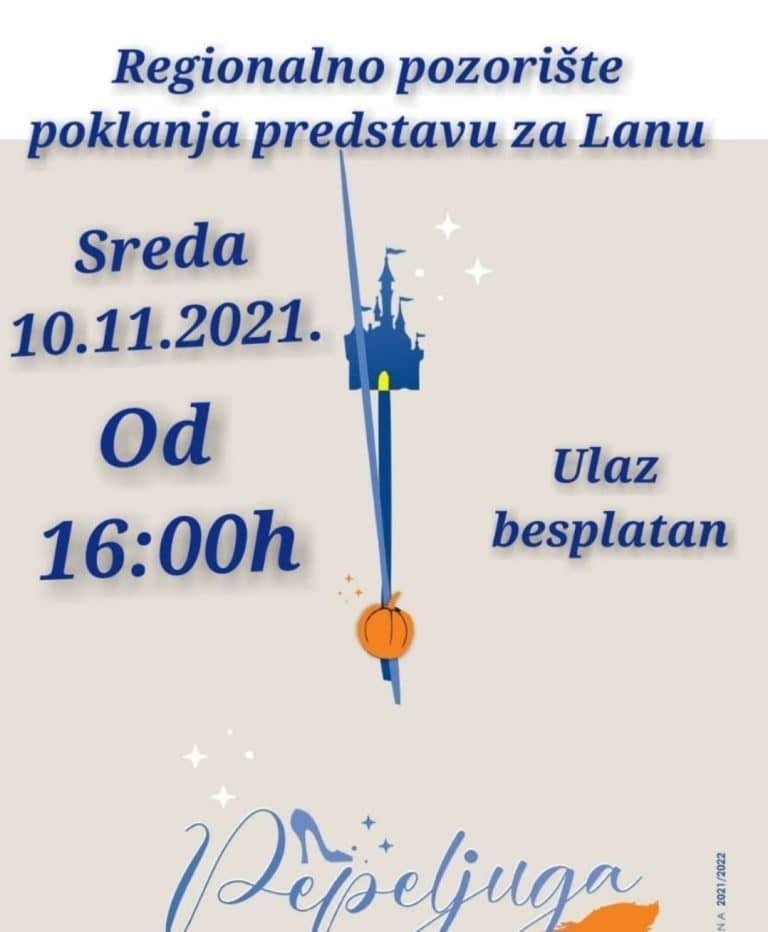 Odigrana humanitarna predstava za Lanu