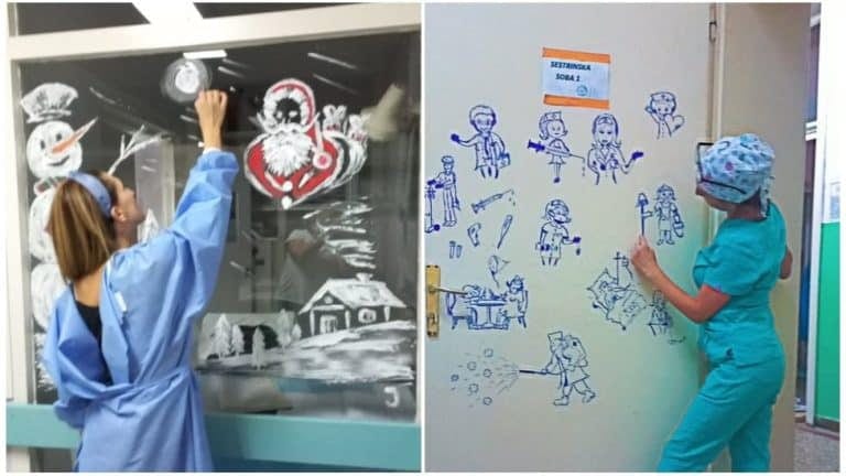 Korona virus: Upoznajte Jasminu, medicinsku sestru koja crta u kovid odeljenjima bolnica