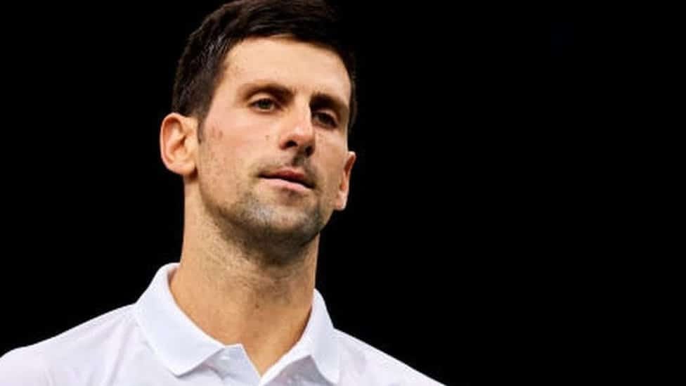 Novak Đoković na meču u novembru 2021. godine