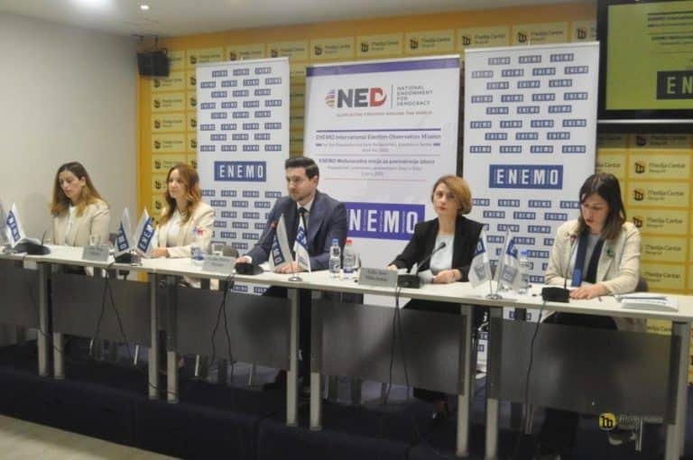 ENEMO: Zastrašivanja i kupovina glasova uticali na poverenje građana u izbore