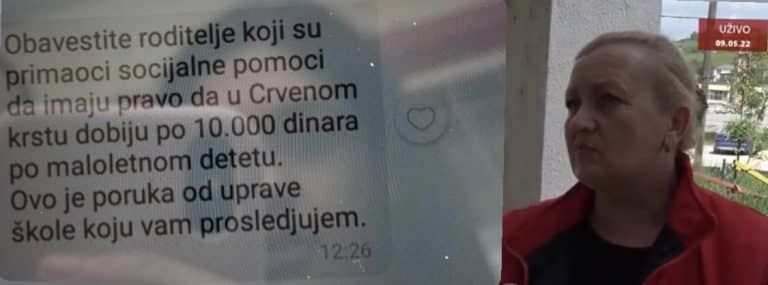 Crveni krst: Poruku su dobili od direktora škola, a direktori negiraju (video)