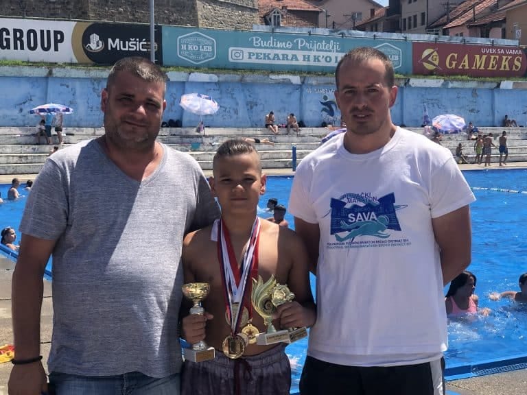 Novopazarac Lazar Filipović  najbolji plivač (video)