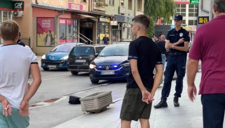 Tuča u centru Novog Pazara