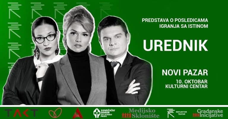 „Urednik“ pred Novopazarskom publikom