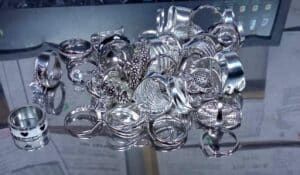 Zaplenjeno više kilograma srebra