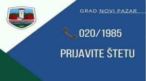 Novi Pazar: Prijavite štetu nastalu u poplavama