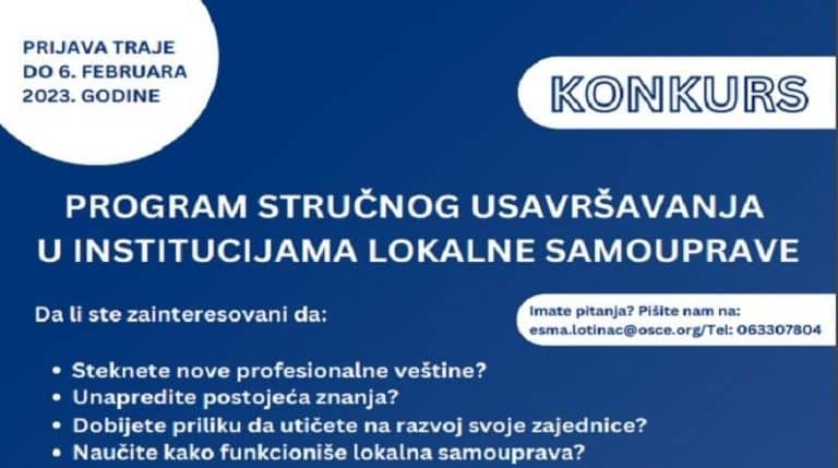 Misija OEBS-a u Srbiji: Stručno usavršavanje za mlade diplomce