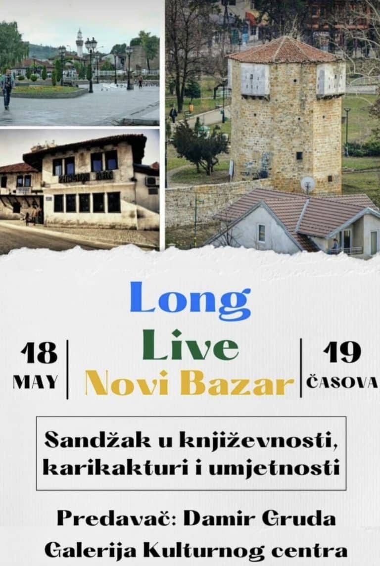 “Sandžak u književnosti, karikaturi i umetnosti” večeras u Kulturnom centru