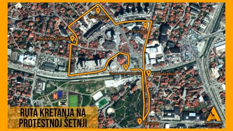 En Nisa: Poznata ruta večerašnje protestne šetnje za Palestinu