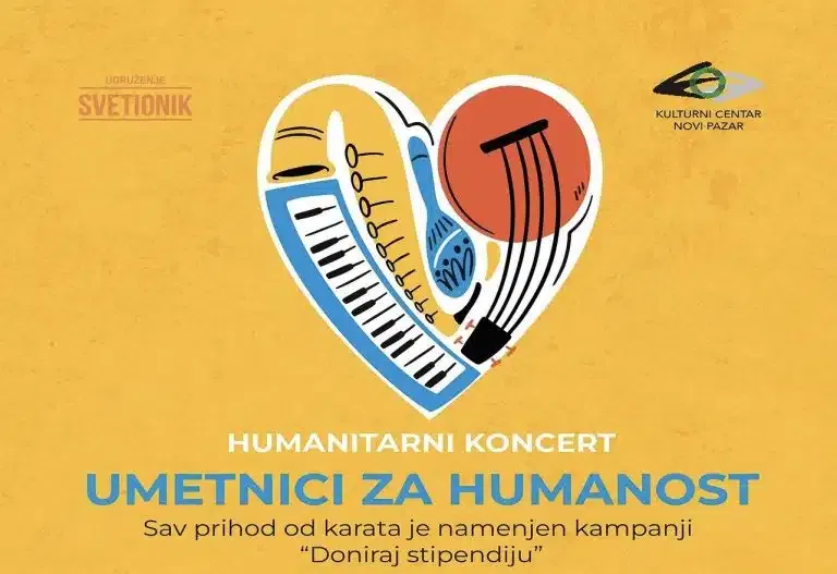 NVO SVETIONIK: Humanitarni koncert za kampanju “Doniraj Stipendiju”