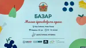 Bazar malih proizvođača hrane u Novom Pazaru