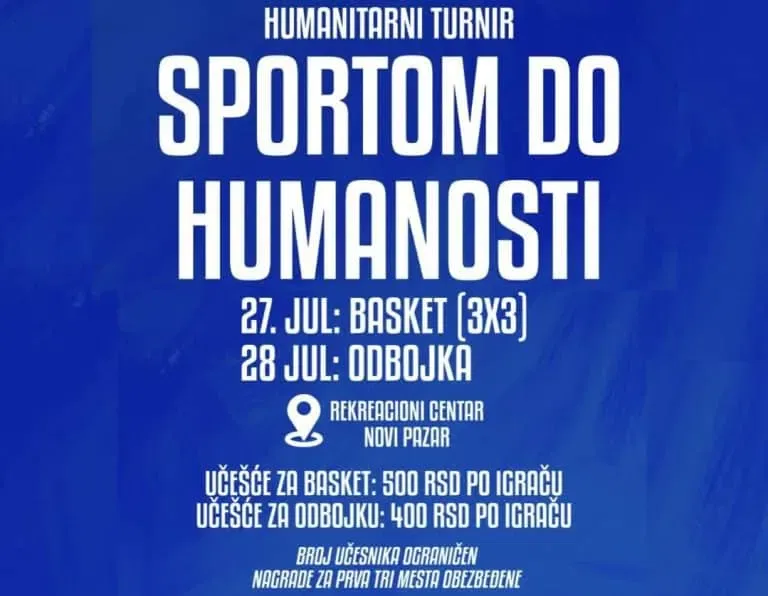 Humanitarni Turnir „Sportom do Humanosti“ u Novom Pazaru