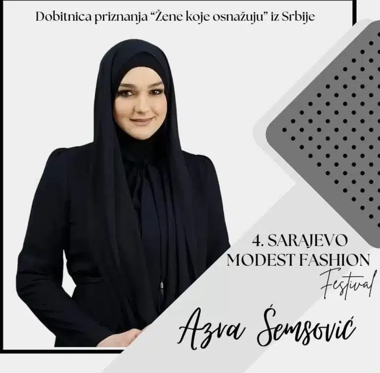 Azra Šemsović dobitnica priznanja za aktivizam na 4. Sarajevo Modest Fashion Festivalu