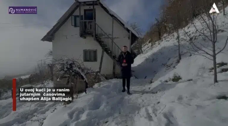 A1 u kući gde je uhapšen Alija Balijagić (VIDEO)