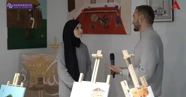 A1 posetio umetnicu iz Novog Pazara: “Ostvarila sam svoje snove”(VIDEO)