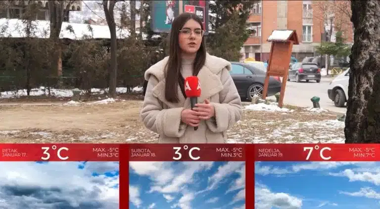 Vremenska prognoza za 17. 01. 2025. (VIDEO)