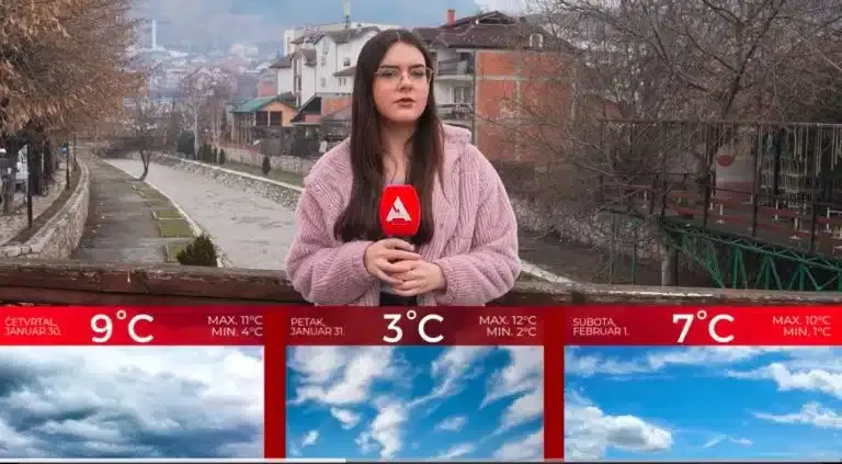 Vremenska prognoza za 30. 01. 2025. (VIDEO)