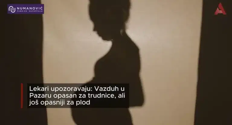 Lekari upozoravaju: Vazduh u Pazaru opasan za trudnice, ali još opasniji za plod (VIDEO)