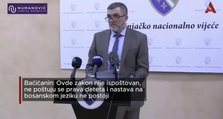 Baćićanin: “Ovde nije ispoštovan zakon, ne poštuju se prava deca i nastava na maternjem bosankom jeziku ne postoji” (VIDEO)