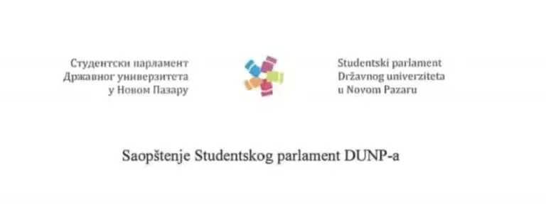 Studentski parlament DUNP-a podržava studente na protestima