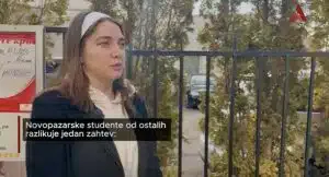 Novopazarske studente od ostalih razlikuje jedan zahtev (VIDEO)