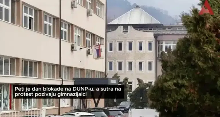 Peti je dan blokade na DUNP-u, a sutra gimnazijalci pozivaju na protest (VIDEO)