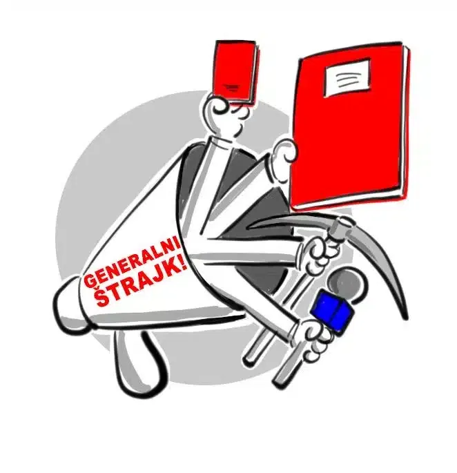 Koalicija za slobodu medija: Podržavamo generalni štrajk i pozivamo sve medije da učine isto