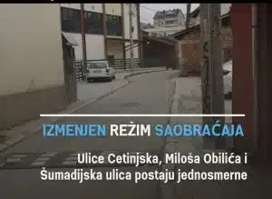 Izmenjen režim saobraćaja u Novom Pazaru: Tri ulice postaju jednosmerne