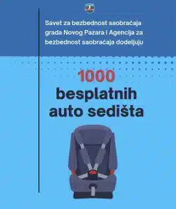 Besplatna auto-sedišta za 1000 mališana u Novom Pazaru