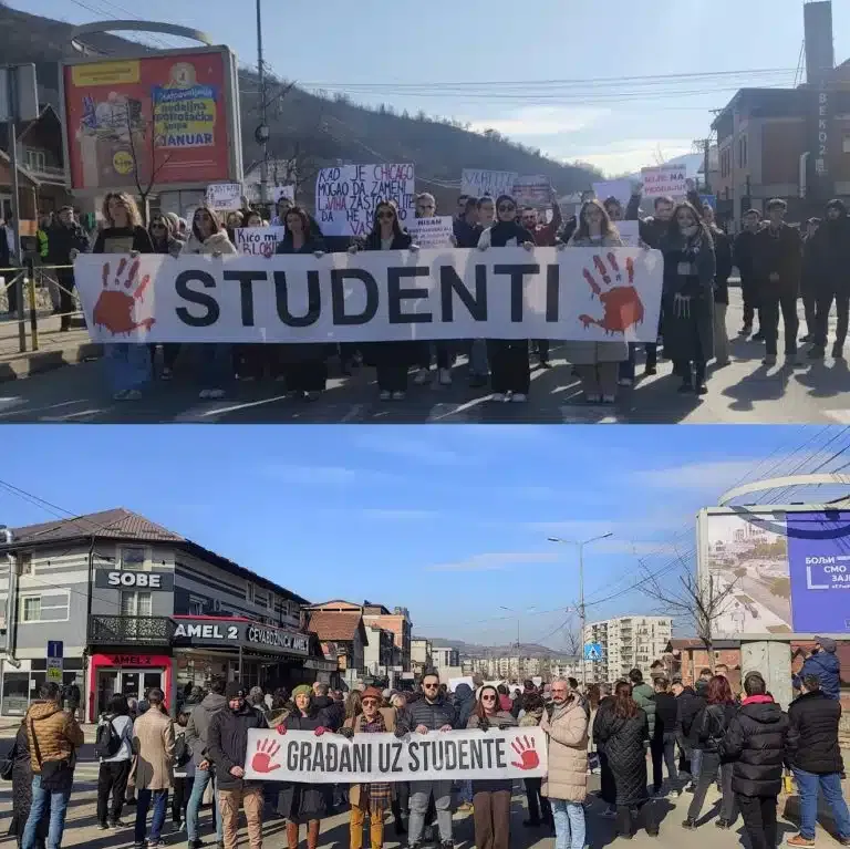 Studenti DUNP-a pozivaju građane Novog Pazara na još jedan protest u subotu (VIDEO)