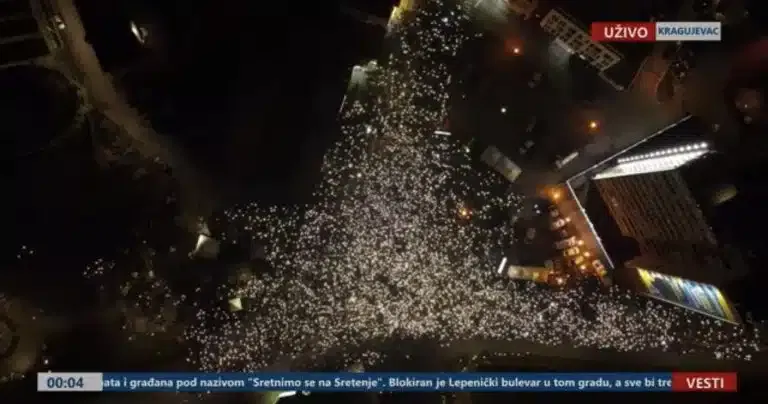 Završen protest „Sretnimo se na Sretenje“ u Kragujevcu (VIDEO)