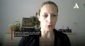 Selaković: Studenti su više uradili za narod nego bošnjački ministri za sve ove godine (VIDEO)