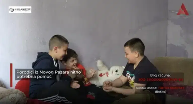 Porodici iz Novog Pazara hitno potrebna pomoć (VIDEO)