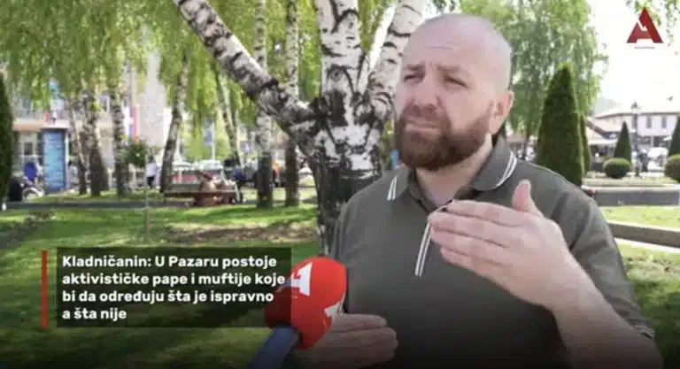 Kladničanin: U Pazaru postoje aktivističke pape i muftije koje bi da određuju šta je ispravno (VIDEO)