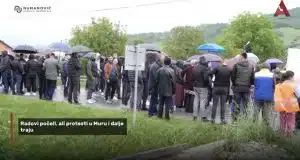 Radovi počeli, ali protesti u Muru i dalje traju (VIDEO)