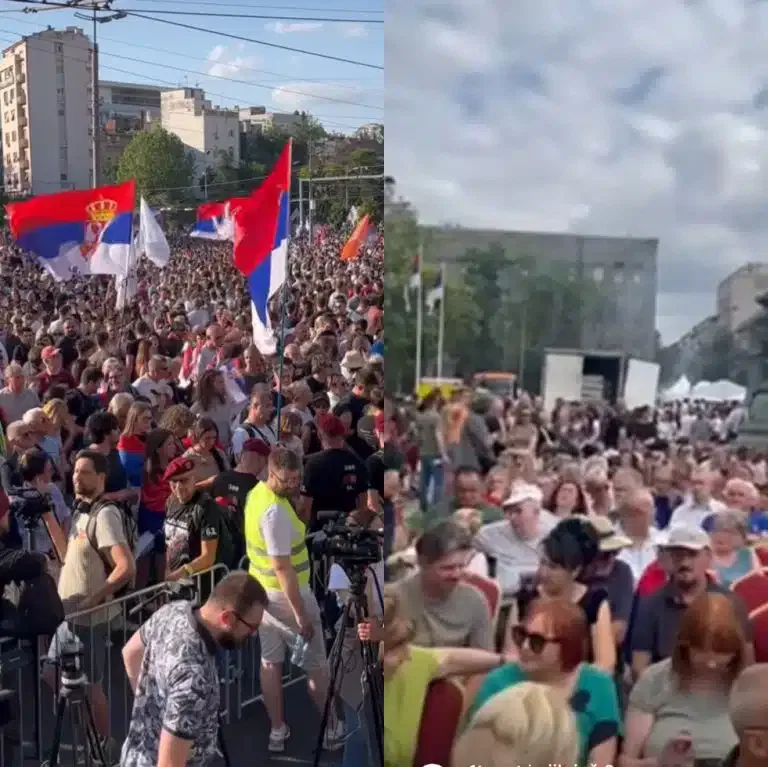 Vidovdan u Beogradu: Održana dva skupa – studenti u blokadi traže izbore, studenti u Pionirskom parku održali književno veče (VIDEO)