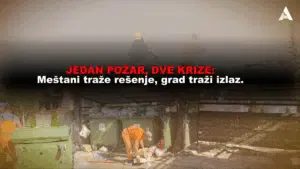 Jedan požar, dve krize: Meštani traže rešenje, grad traži izlaz (VIDEO)