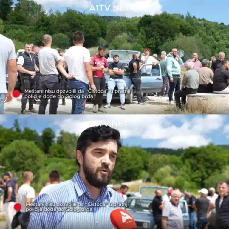 Meštani nisu dozvolili da “Čistoća” u pratnji policije dođe do Golog brda