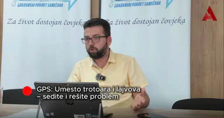 GPS: Umesto trotoara i lajvova – sedite i rešite problem (VIDEO)