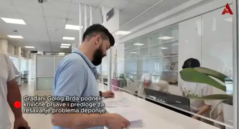 Meštani Golog Brda podneli krivične prijave i predloge za rešavanje problema deponije (VIDEO)